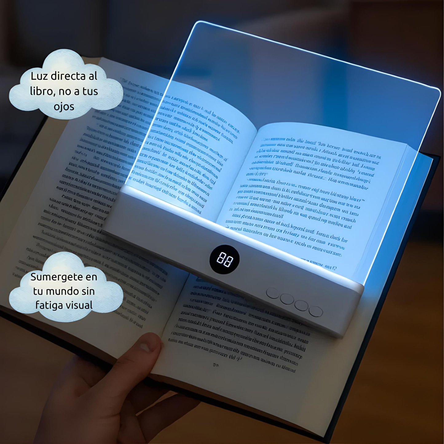 Luz Led De Lectura Para Libros