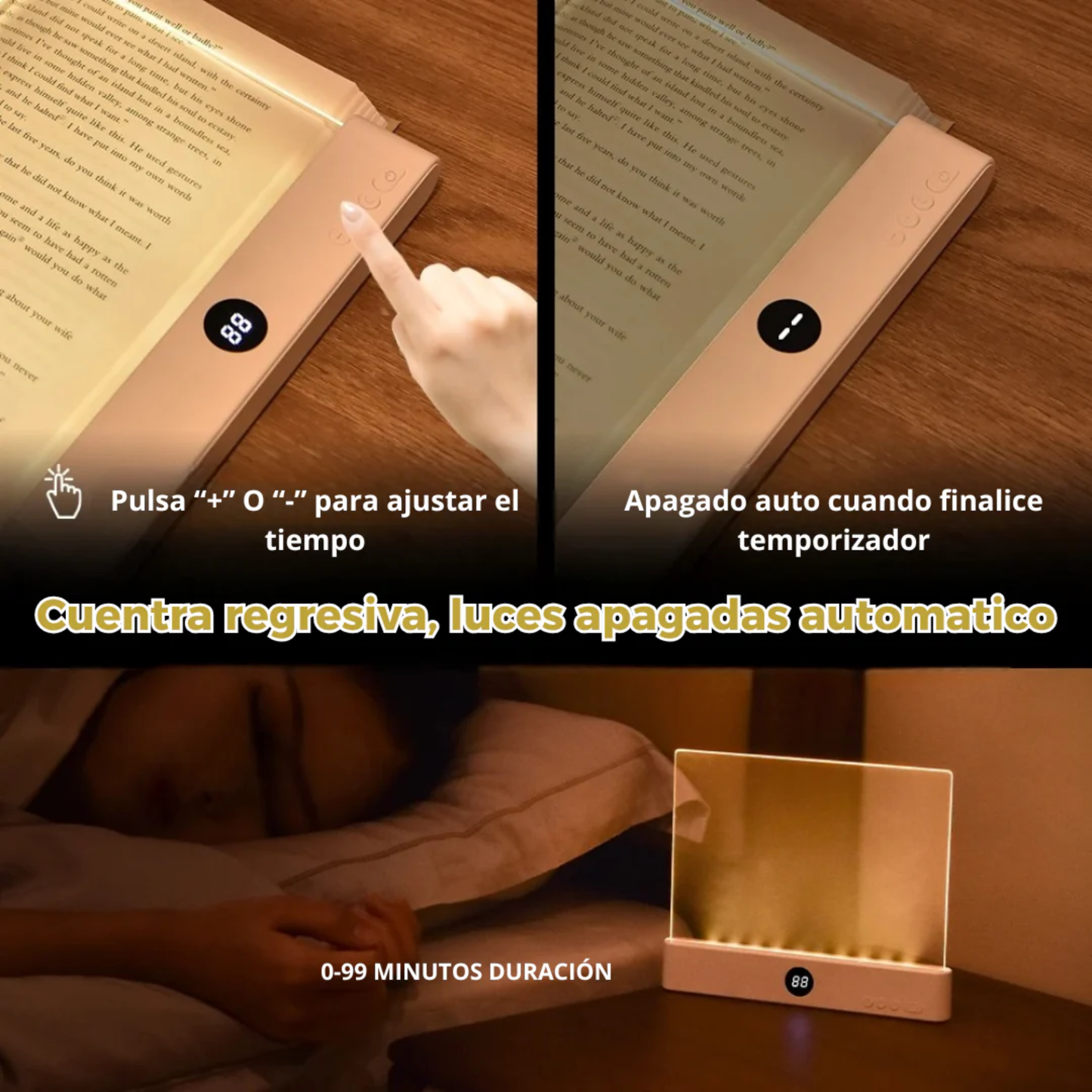 Luz Led De Lectura Para Libros