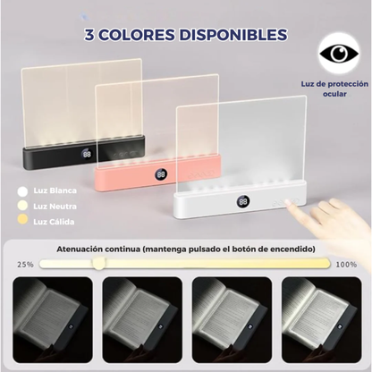 Luz Led De Lectura Para Libros